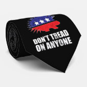 Libertarian Porcupine Logo Don't Tread on Anyone Krawatte (Gerollt)