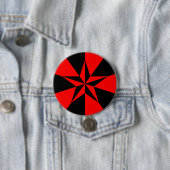 Libertarian-Sozialistische Flagge Button (Beispiel)