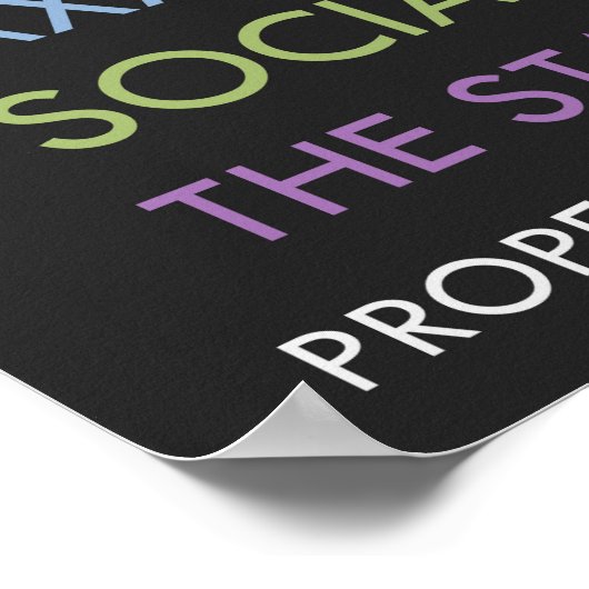 Libertarian We Glaube Poster (Ecke)