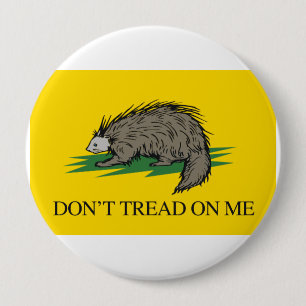 Libertarier - Tritt nicht auf mich Flagge - - Button