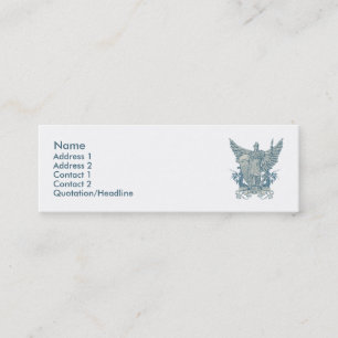 Libertas Blau-Visitenkarte Mini Visitenkarte