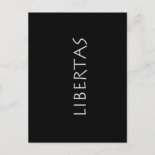 Libertas Postkarte (Vorderseite)