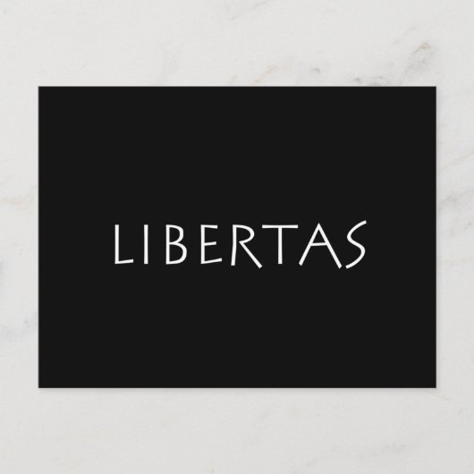 Libertas Postkarte (Vorderseite)