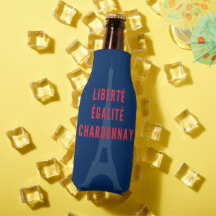 Liberté Égalité Chardonnay Funny Eiffel Tower Flaschenkühler