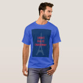 Liberté Égalité Chardonnay Funny Eiffel Tower T-Shirt (Vorne ganz)