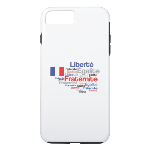 Liberté, Égalité, Fraternité - französische Case-Mate iPhone Hülle (Rückseite)