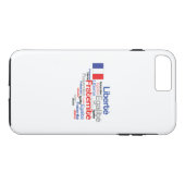 Liberté, Égalité, Fraternité - französische Case-Mate iPhone Hülle (Rückseite (Horizontal))