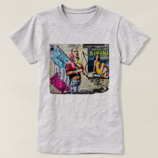 Liberté égalité humanité T-Shirt (Design vorne)