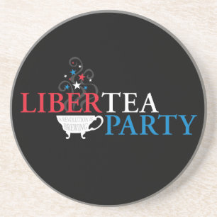 Libertea Party Getränkeuntersetzer