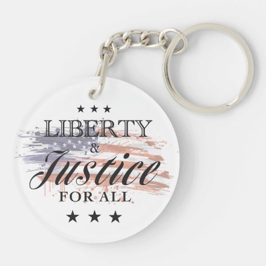 Liberty Acrylic Keychain Schlüsselanhänger (Rückseite)