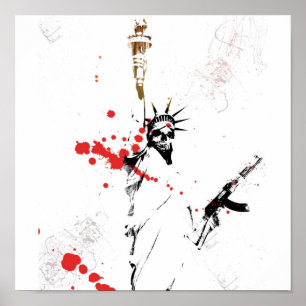 Liberty and Death Poster