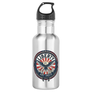 Liberty Aviator Patriotisch Patriotische Luftfahrt Edelstahlflasche