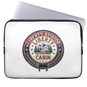 Liberty Aviator Patriotisch Patriotische Luftfahrt Laptopschutzhülle