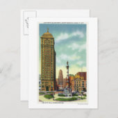 Liberty Bank Bldg, Rathaus Postkarte (Vorne/Hinten)