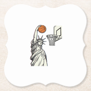 Liberty-Basketball-Dunk-Vintage-Stichdesign_1 Untersetzer