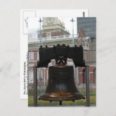 Liberty Bell 001 Postkarte (Vorne/Hinten)