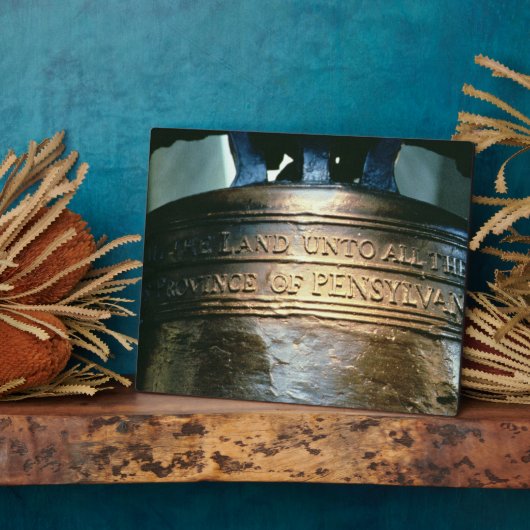 Liberty Bell, 1751 in Betrieb genommen (Bronze) (s Fotoplatte (Seite)
