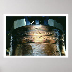 Liberty Bell, 1751 in Betrieb genommen (Bronze) (s Poster