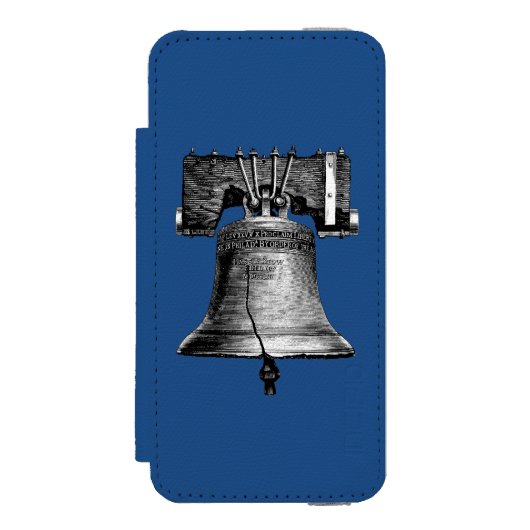 Liberty Bell, 19. Jahrhundert Incipio iPhone Geldbeutel-Hülle (Folio Vorderseite)