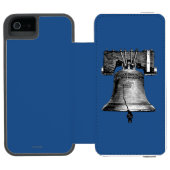 Liberty Bell, 19. Jahrhundert Incipio iPhone Geldbeutel-Hülle (Folio Geöffnet)