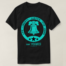 Liberty Bell 250-Year Emblem, 1776–2026 Edition US T-Shirt