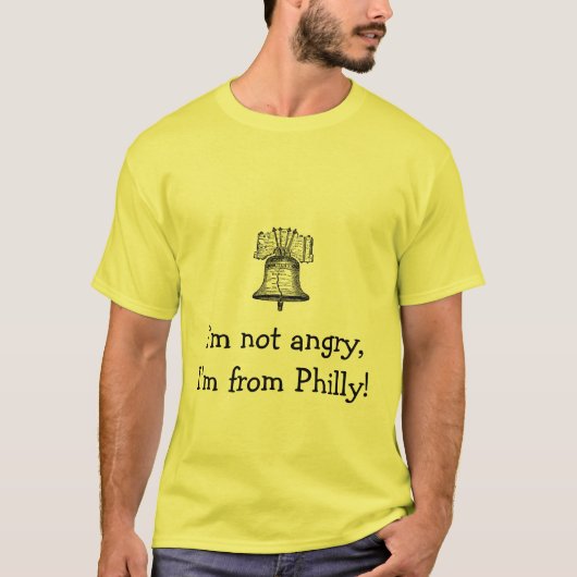 liberty-bell-3, bin ich nicht, ich bin von Philly T-Shirt (Vorderseite)