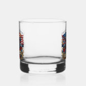 Liberty Bell & Adler-Emblem Whiskyglas (Links)