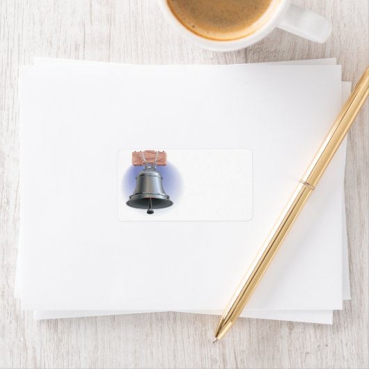 Liberty Bell Adressaufkleber (Insitu)