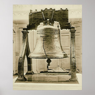 Liberty Bell an der Unabhängigkeit Hall 1901 Poster