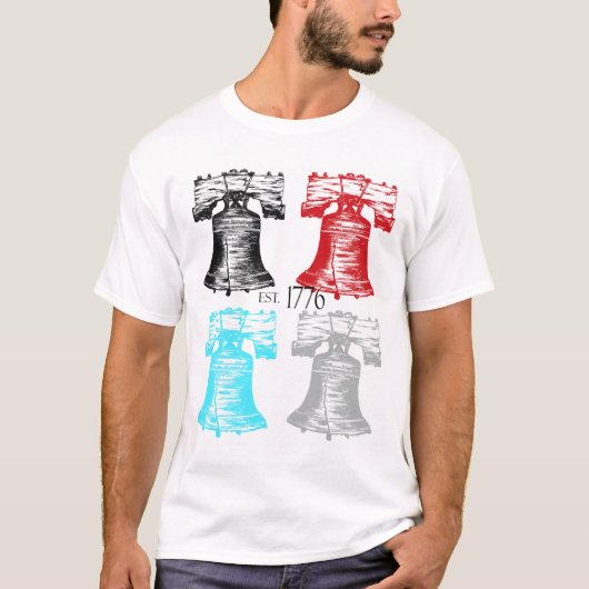 Liberty Bell-Collage T-Shirt (Vorderseite)