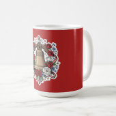 Liberty Bell Florale Freiheit Kaffeetasse (VorderseiteRechts)