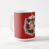 Liberty Bell Florale Freiheit Kaffeetasse (Vorderseite Links)