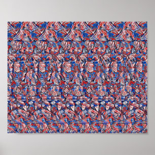 Liberty Bell - Hidden 3D print Poster