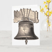 Liberty Bell Karte (Gelbe Blume)