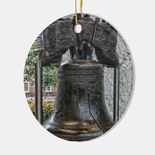 Liberty Bell Keramikornament (Links)