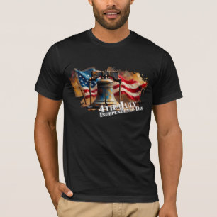 Liberty Bell Kunst für die Feier zum 4. Juli T-Shirt