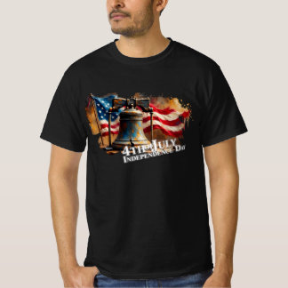 Liberty Bell Kunst für die Feier zum 4. Juli T-Shirt
