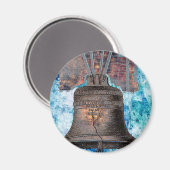 LIBERTY BELL MAGNET (Vorderseite/Rückseite)
