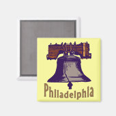 Liberty Bell Magnet (Vorderseite/Rückseite)