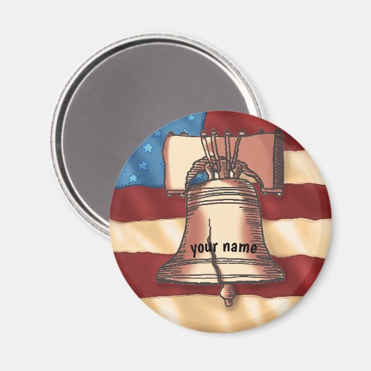 Liberty-Bell-Magnet Magnet (Vorderseite/Rückseite)