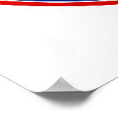 Liberty Bell mit amerikanischer Flagge - Freiheits Poster (Ecke)