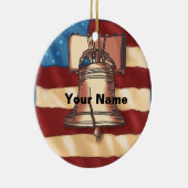 Liberty-Bell-Ornament Keramik Ornament (Rechts)