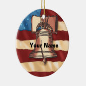 Liberty-Bell-Ornament Keramik Ornament (Rechts)