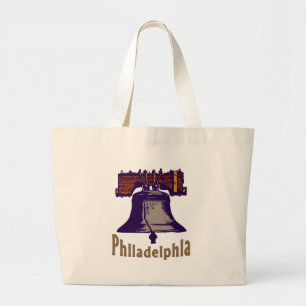 Liberty Bell Philadelphia Jumbo Stoffbeutel