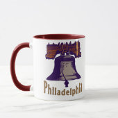 Liberty Bell Philadelphia Tasse (Links)