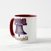Liberty Bell Philadelphia Tasse (Vorderseite Links)