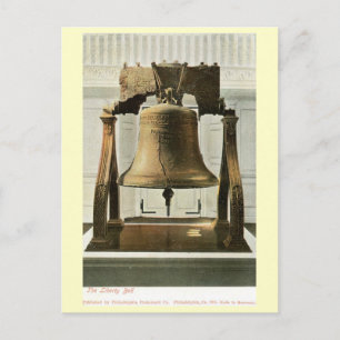 Liberty Bell, Philadelphia Vintag Postkarte