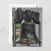 Liberty Bell Postkarte (Vorne/Hinten)