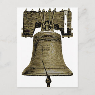 LIBERTY BELL POSTKARTE