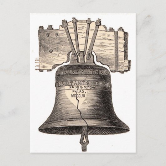 Liberty Bell Postkarte (Vorderseite)